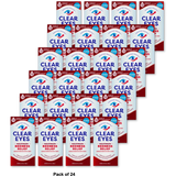 Clear Eyes Maximum Redness Relief Lubricant Eye Drops 0.5Oz (Pack Of 24)