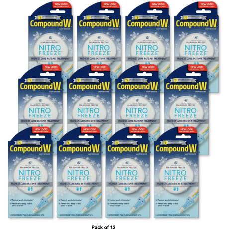 Compound W Nitrofreeze Wart Removal System 1 Kit 3.52oz (Pack of 12)