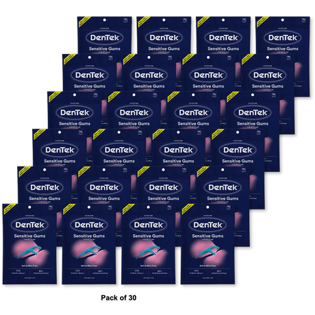 DenTek Comfort Clean Floss Picks For Sensitive Gums150 Ea 3.6oz (Pack of 30)