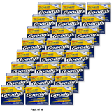 Goodys Extra Strength Headache Powders For Fast Pain Relief 1.44oz (Pack of 36)