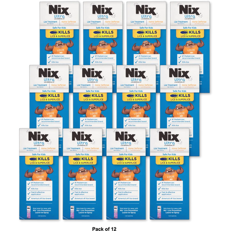 Nix Ultra Lice Removal Kit Kills Super Lice 3.4oz (Pack of 12)