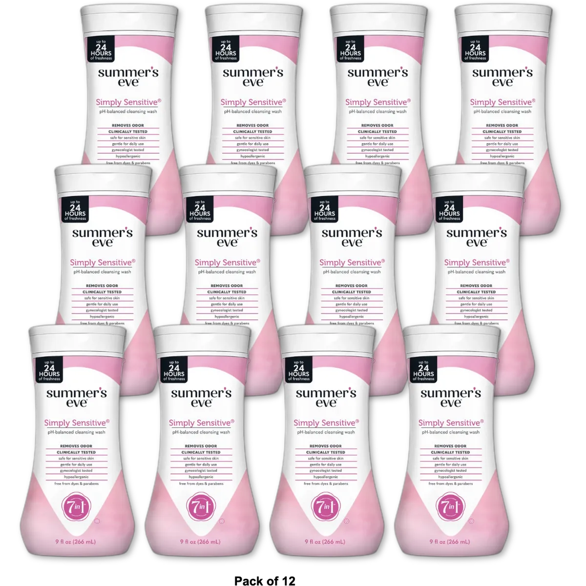 Summers Eve Cleansing Wash For Sensitive Skin 9Oz (Pack of 12)