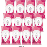 Summers Eve Feminine Cleansing Soft Cloths For Sensitive Skin Sheer Floral32 Ea 7.7oz (Pack of 12)