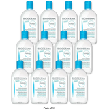 Bioderma Hydrabio H2O Micellar Water Makeup Remover 16.7Oz (Pack of 12)