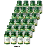 Milk Thistle 175 Mg Standardized Extract Capsules By Natures Bounty 0.32Oz (Pack Of 24)