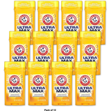 Arm & Hammer Ultramax Antiperspirant Deodorant Invisible Solid Unscented 2.6Oz (Pack of 12)