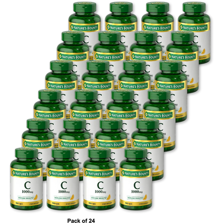 Natures Bounty Pure Vitamin C 1000Mg Caplets 4.8Oz (Pack of 24)