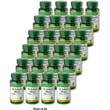 Natures Bounty St.Johns Wort 300 Mg Hypericin Capsules100 Ea 2.4Oz (Pack of 24)