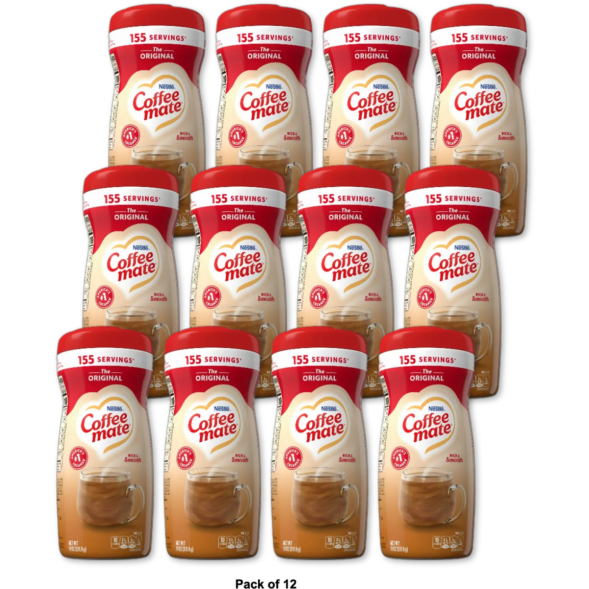 Nestle Coffee Mate The Original Powder Coffee Creamer 11Oz (Pack of 12)