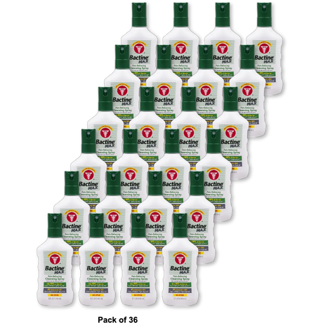 Bactine Max Pain Relieving Cleansing Spray White 5Oz (Pack of 36)