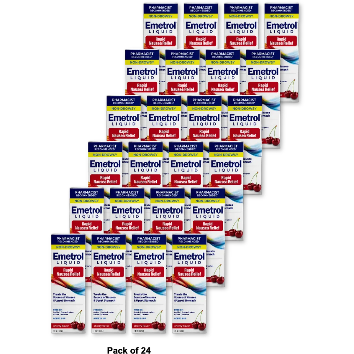 Emetrol For Nausea Cherry Flavor Syrup 4Oz (Pack of 24)