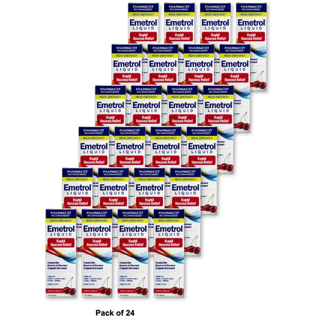 Emetrol For Nausea Cherry Flavor Syrup 4Oz (Pack of 24)