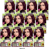 Garnier Nutrisse Ultra Color Nourishing Color Creme BR2 Dark Intense Burgundy 7.2Oz (Pack of 12)