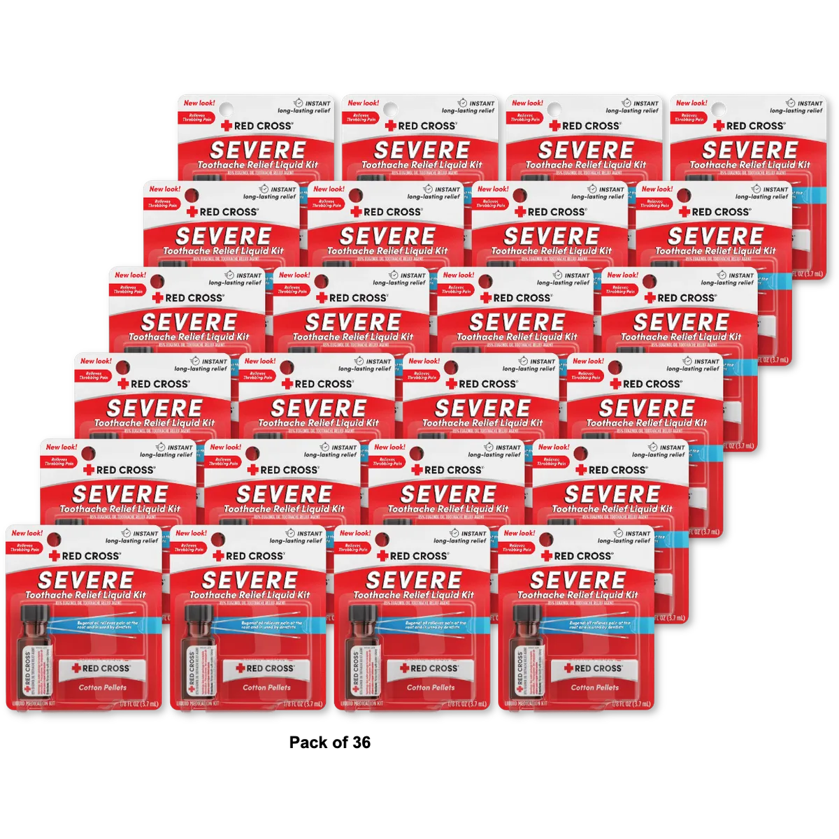 Red Cross Complete Medication Kit For Toothache1 Ea 0.1Oz (Pack Of 36)