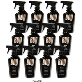 Bod Man Black Fragrance Body Spray 8Oz (Pack of 12)