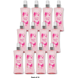 Body Fantasies Signature Pink Sweet Pea Fantasy Body Spray 8.1Oz (Pack of 12)
