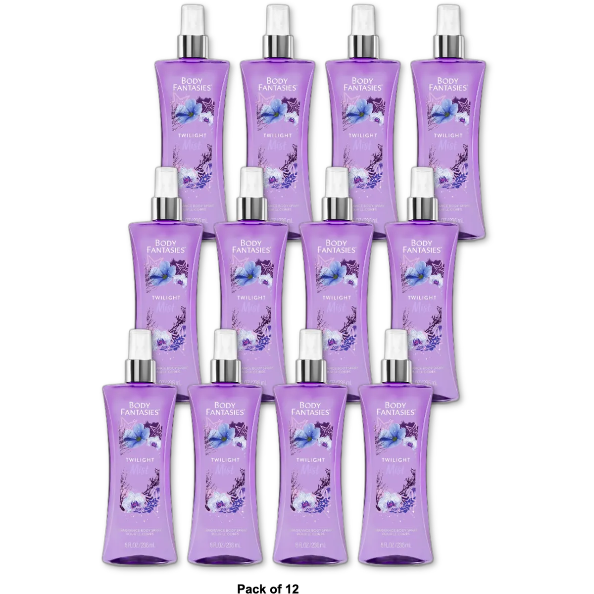 Parfums De Coeur Body Fantasies Signature Twilight Mist Fantasy Body Spray 8Oz (Pack of 12)
