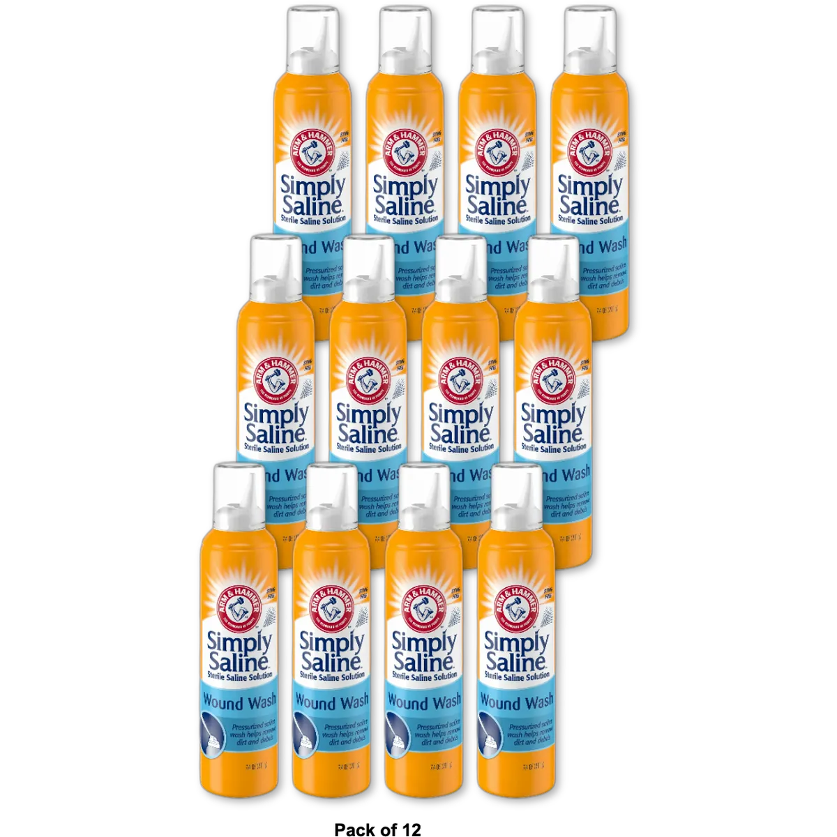 Arm & Hammer - Simply Saline Wound Wash 7.10 fl oz (Pack of 12)