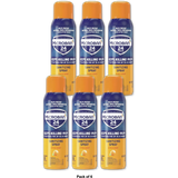 Microban 24 Hour Disinfectant Sanitizing Spray Citrus Scent 15Oz (Pack of 6)