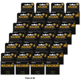 Trojan Magnum Lubricated Latex Condoms0.64oz (Pack of 48)