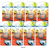 Febreze Car Odor-Eliminating Air Freshener Vent Clip Hawaiian Aloha1.0 Ea 0.06Oz (Pack Of 8)