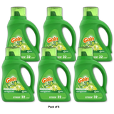 Gain and Aroma Boost Liquid Laundry Detergent Original Scent 32 Loads 46Oz (Pack of 6)