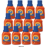 Tide Liquid Laundry Detergent Original Scent 6 Loads 10Oz (Pack of 12)