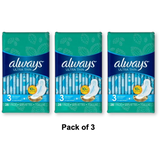 Always Ultra Thin Size 3 Extra Long Super With Flexi-Wings 28 Count 26.08Oz (Pack of 3)