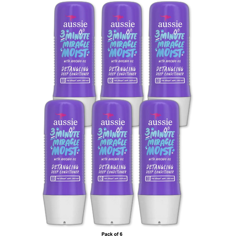 Aussie 3 Minute Miracle Reconstructor Deep Conditioning 9.6Oz (Pack of 6)