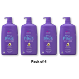 Aussie Miracle Moist Hair Shampoo with Pump Avocado and Australian Jojoba Oil 26.2Oz (Pack of 4)