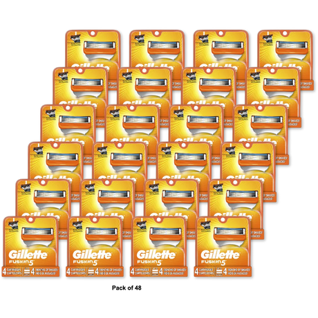 Gillette Fusion Catridges For The Power Razor4 Each 5 in 1 Power Blades 0.6Oz (Pack of 48)
