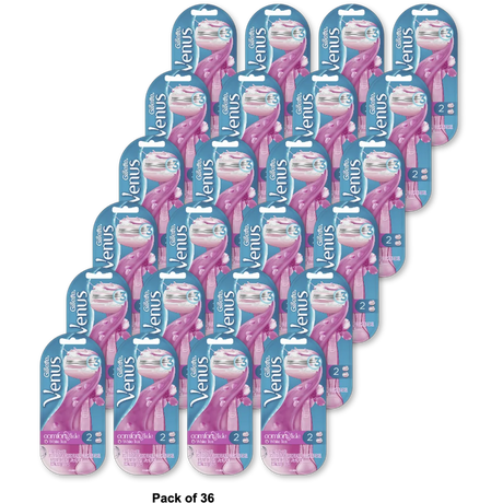 Gillette Venus Spa Breeze 2 In 1 Razor Refill Cartridges1 Ea 0.13Oz (Pack Of 36)
