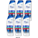 Head and Shoulders Mens Dandruff Shampoo Old Spice Swagger 12.5Oz (Pack of 6)