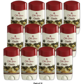 Old Spice Antiperspirant Deodorant for Men Oasis with Vanilla 2.6Oz (Pack of 12)