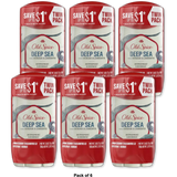Old Spice Mens Antiperspirant Deodorant Deep Sea With Ocean Elements Twin Pack 2.6Oz (Pack Of 6)