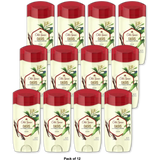 Old Spice Mens Deodorant Oasis with Vanilla Notes 3Oz (Pack of 12)