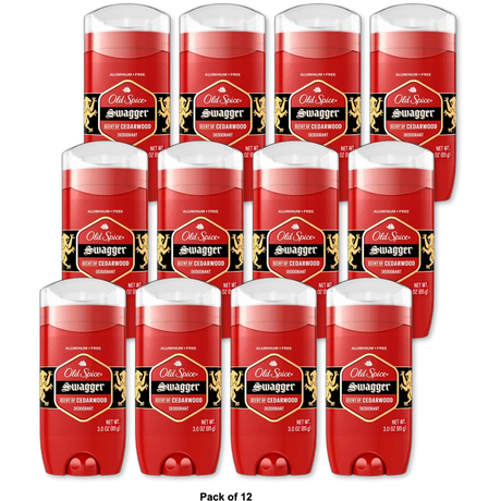 Old Spice Red Zone Collection Stick Deodorant Swagger3Oz (Pack of 12)