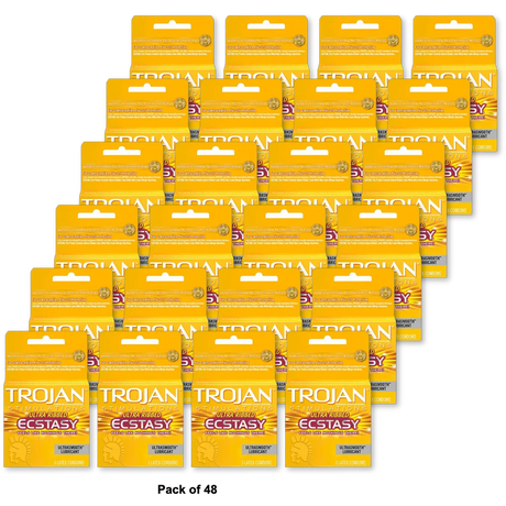 Trojan Ultrasmooth Lubricant Condoms 0.8oz(Pack of 48)