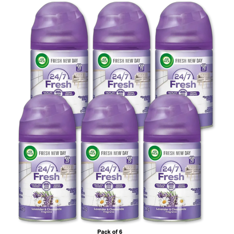 Air Wick Fresh Matic Ultra Automatic Spray Refill Lavender 6.17Oz (Pack of 6)