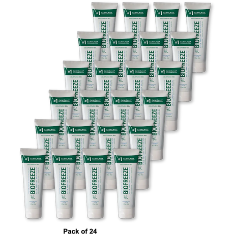 Biofreeze Classic Pain Relief Colorless Gel Tube 3Oz (Pack of 24)
