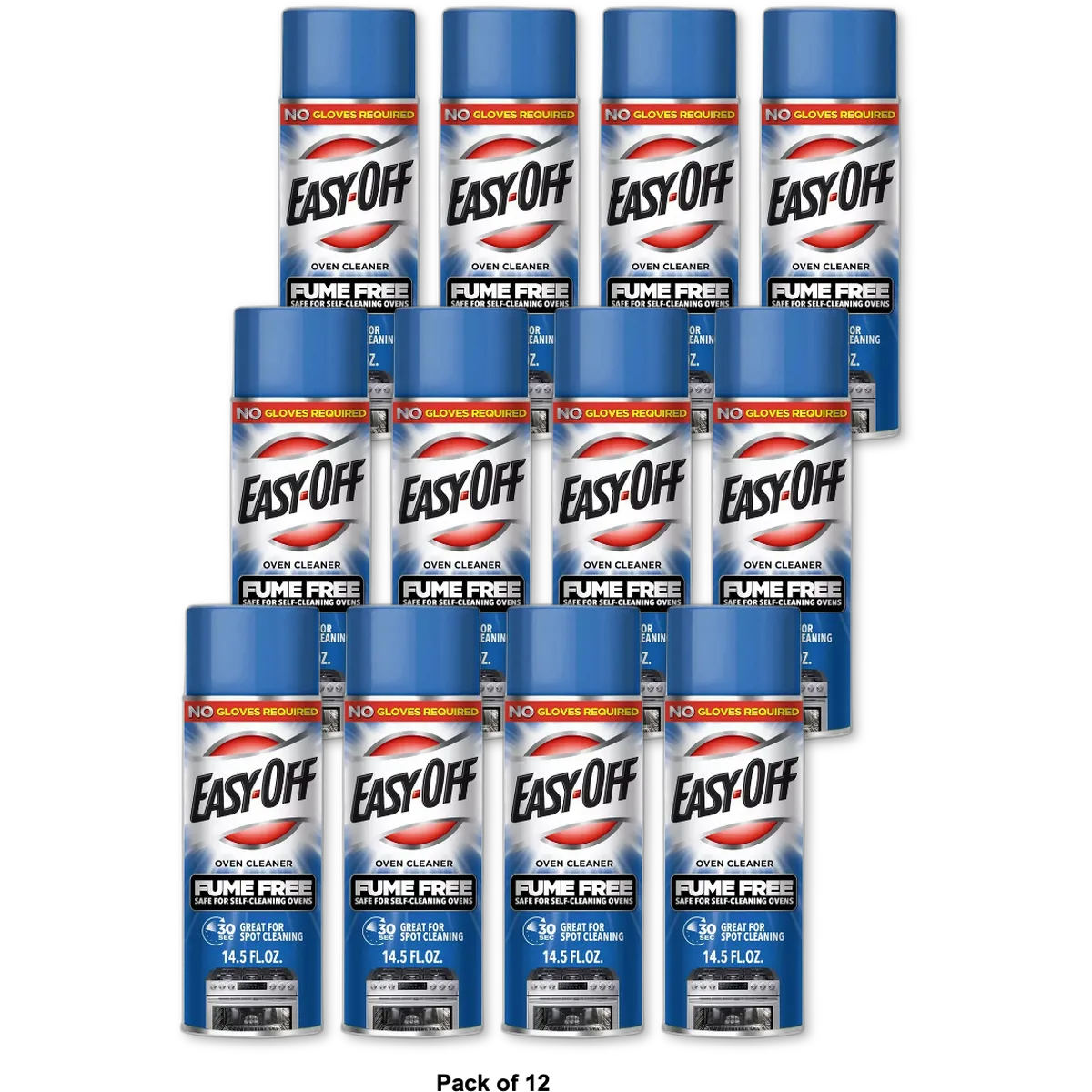 Easy Off Fume Free Oven Cleaner 14.5Oz (Pack of 12)