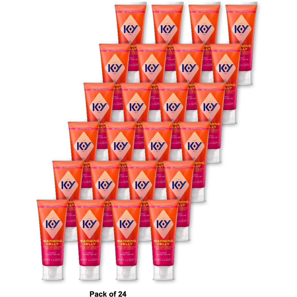 K-Y Warming Sensation Jelly Personal Lubricant2.5Oz (Pack of 24)