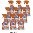 Lysol Antibacterial Kitchen Cleaner Liquid Trigger Spray 22Oz (Pack of 9)