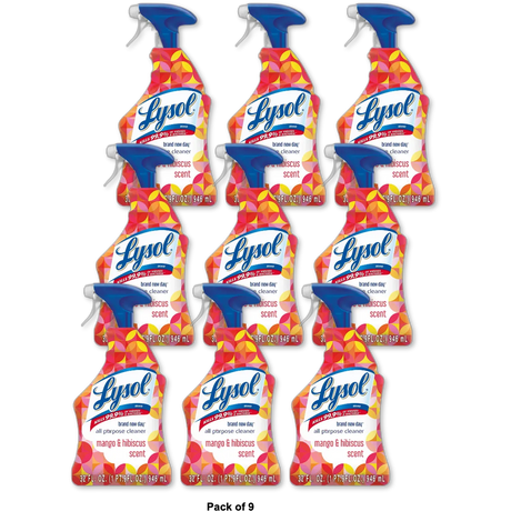 Lysol Brand New Day All Purpose Cleaner 32Oz (Pack of 9)