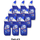 Lysol Complete Clean Toilet Bowl Cleaner 24Oz (Pack of 9)