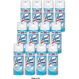 Lysol Crisp Linen Scent Disinfectant Spray12.5Oz (Pack of 12)