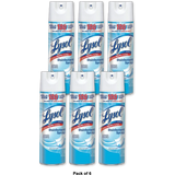 Lysol Disinfectant and Antibacterial Spray Crisp Linen Scent 19Oz (Pack of 6)