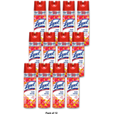 Lysol Disinfectant Sanitizing and Antibacterial Spray 19Oz (Pack of 12)