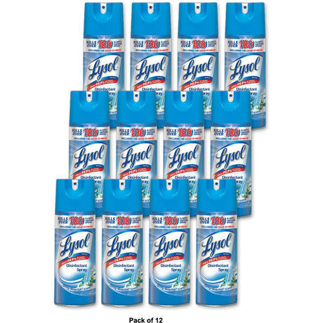 Lysol Disinfectant Spray Spring Waterfall12Oz (Pack of 12)