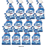 Lysol Power Foaming Cleaning Spray for Bathrooms 32Oz (Pack of 12)